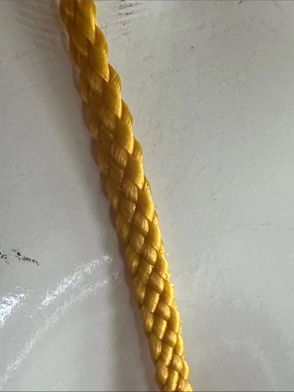 Vintage Mustard yellow clutch purse on rope